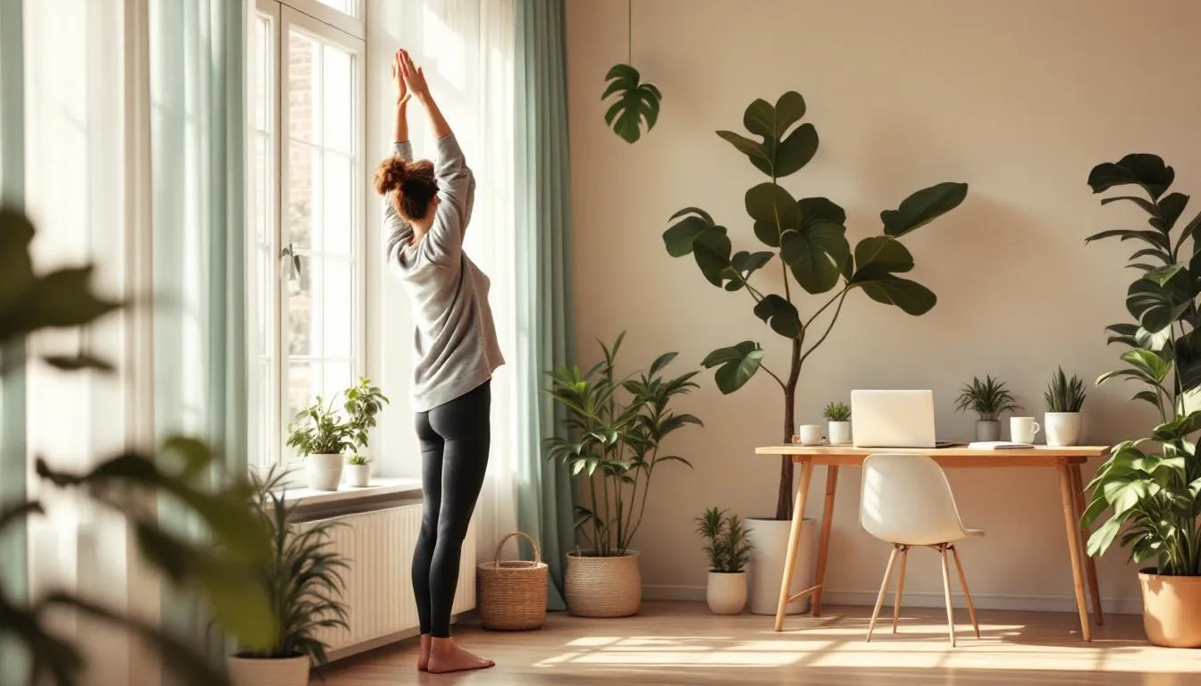 Représenatation de conseils pour préserver sa santé mentale en télétravail