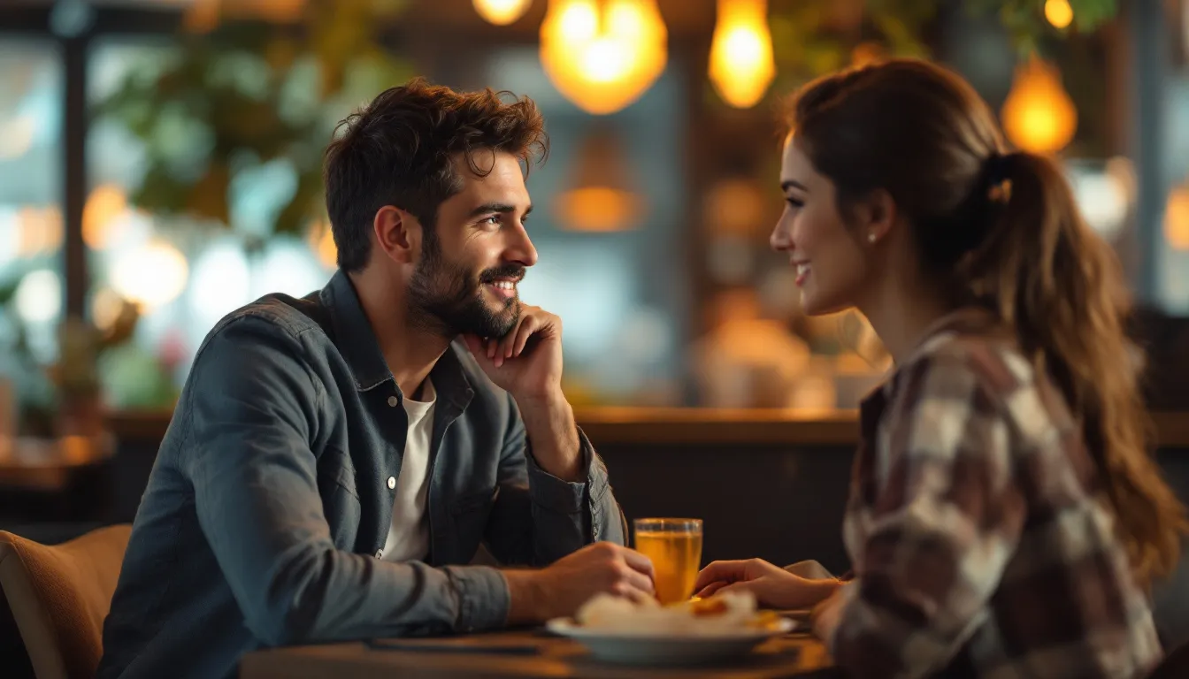 Représenatation de erreurs à éviter dans un premier rendez-vous homme