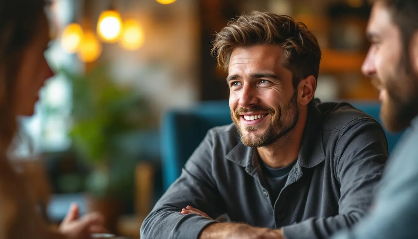 Représenatation de comment se faire des amis quand on est introverti homme