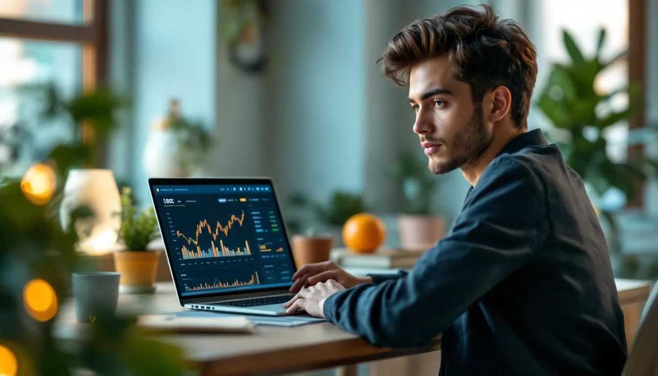 Représenatation de formation en ligne pour apprendre à investir en bourse débutant