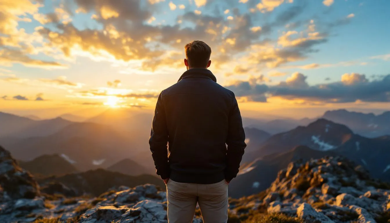 Représenatation de guide complet pour trouver sa passion et vivre de ses rêves homme