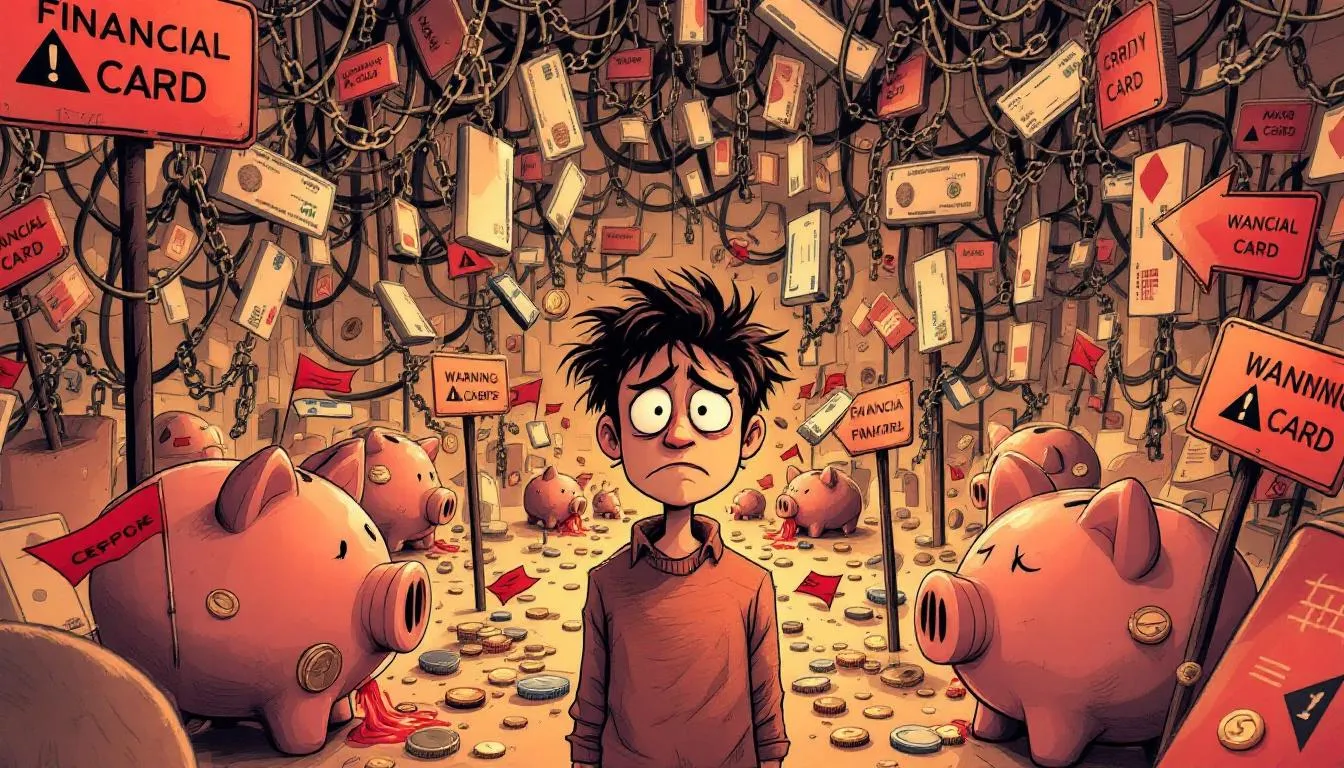 Représenatation de les pièges à éviter quand on gère son argent personnel