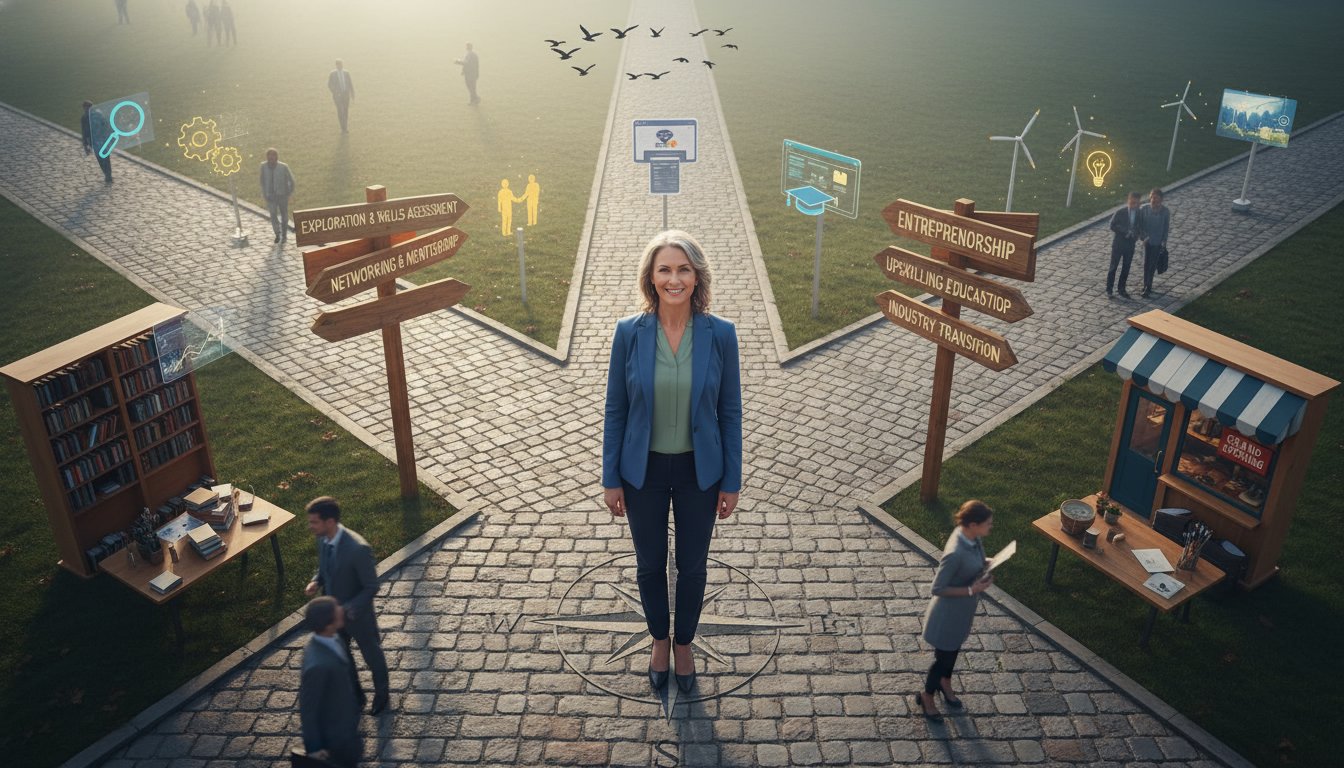 Représenatation de changer de carrière à 40 ans : guide complet